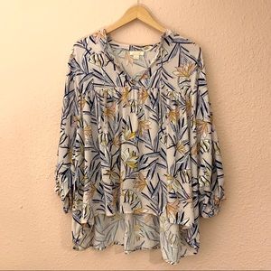 Finn & Grace Flowing Floral Top